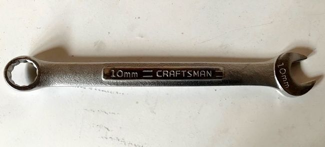 Craftsman metric -V- 10 mm combo wrench