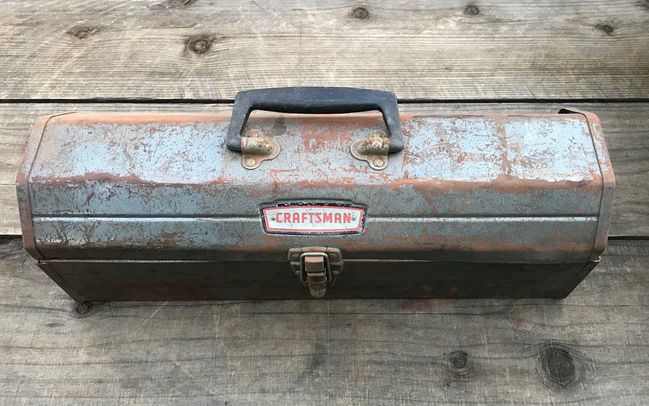 Craftsman crown carry box in rough condition