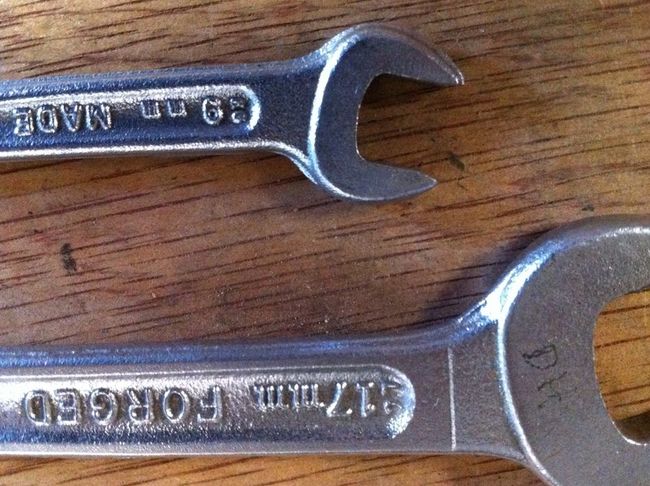 Lectrolite metric DOE wrenches markings