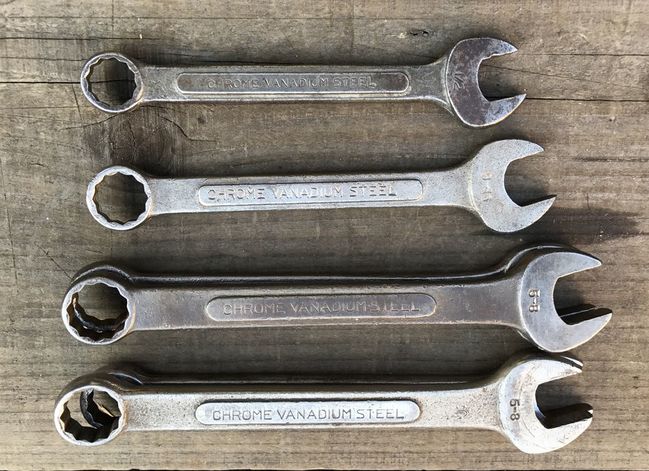 BB Chrome Vanadium steel combo wrenches