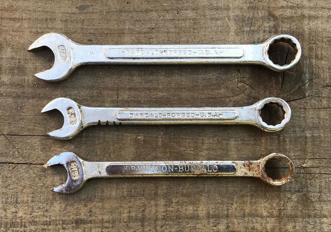 Barcalo and Wilson Buffalo combo wrenches