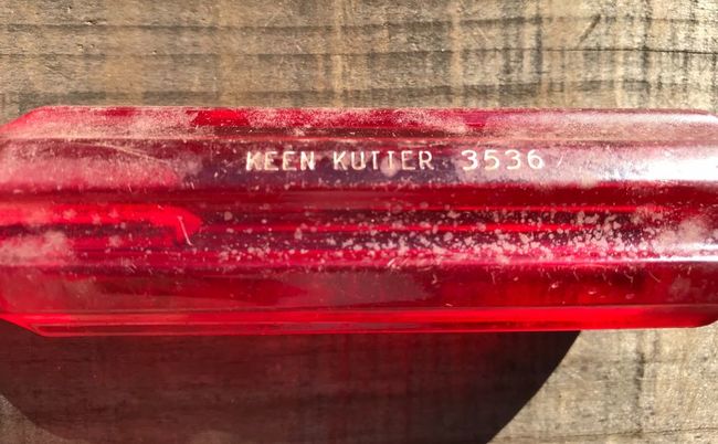 Keen Kutter screwdriver markings