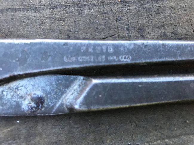 Proto LA water pump pliers markings