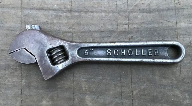 Scholler 6&quot; adjustable wrench