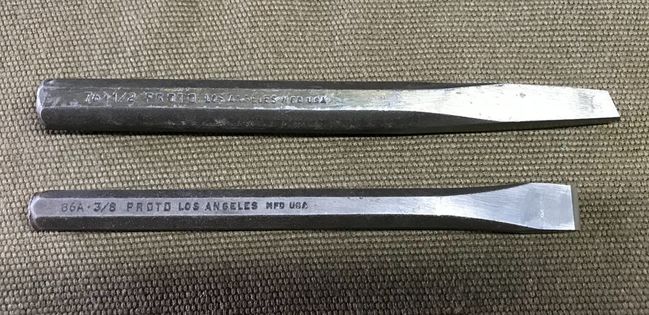 Proto LA chisels