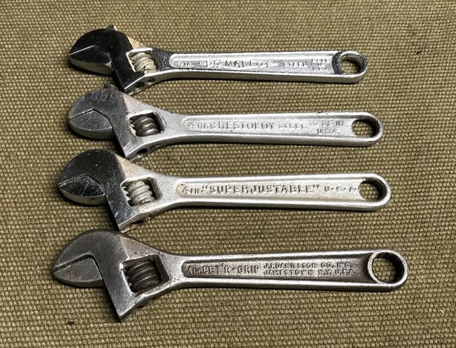 4&quot; adjustable wrenches