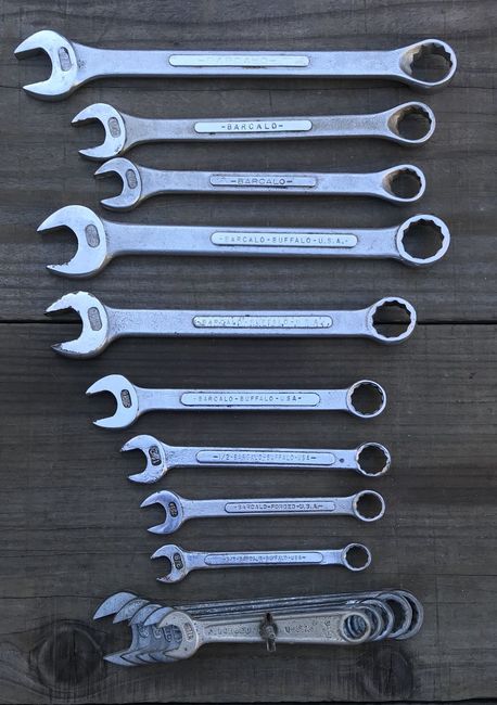 Craigslist Barcalo lot combo wrenches