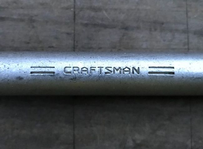 Craftsman Ell handle markings close