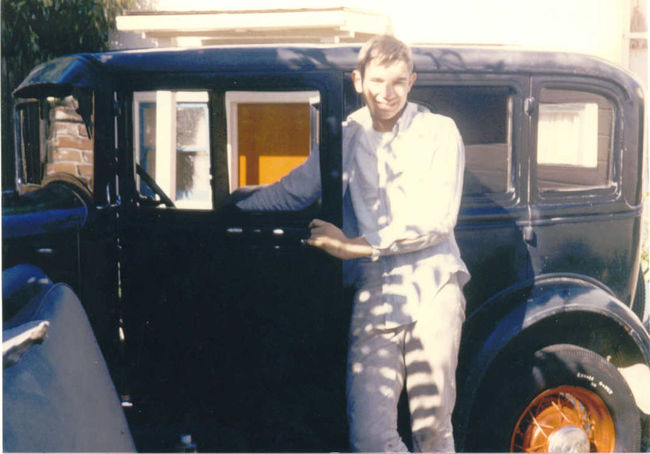 Model A and me from around 1965