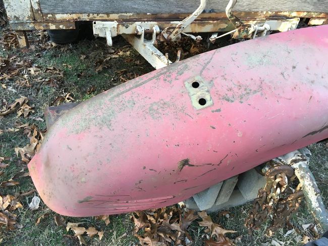 Fender for WWII Chrysler Fire Trailer