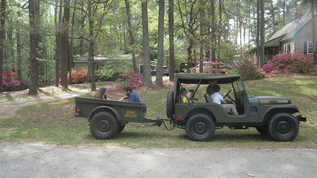 1964 M38A1 ride with the family