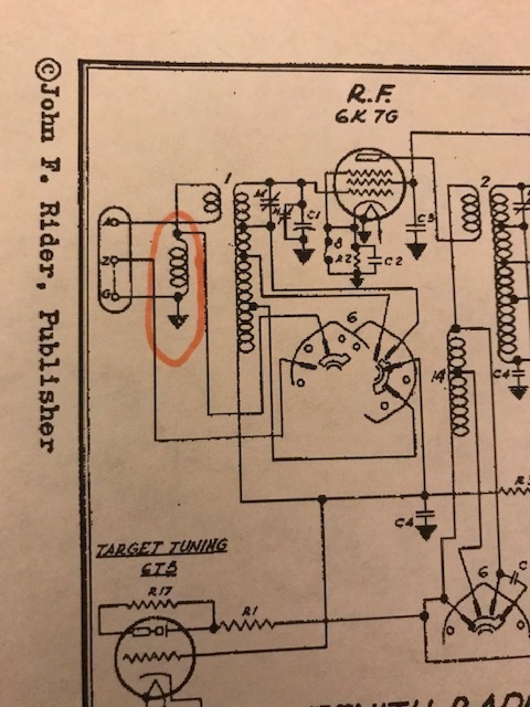 zenith 9s262 bad antenna coil