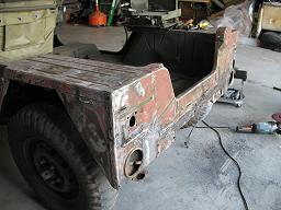 Camo Jeep LR before