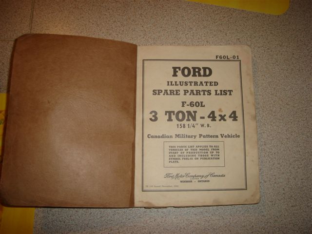 original ford spare parts list