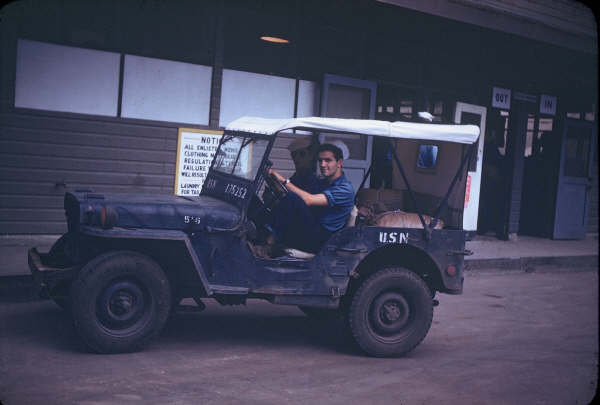 Blue WWII Navy Jeep at Pearl Harbor 1945 - G503 Military Vehicle ...