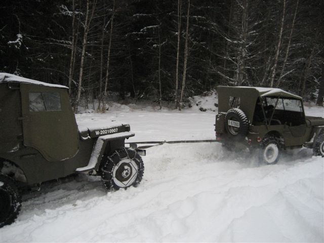 Tow start in snow