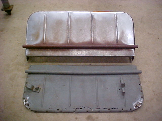 GPW rear seat before / after