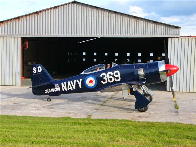 Hawker Sea Fury ZU-WOW Seaview Airfield Port Elizabeth