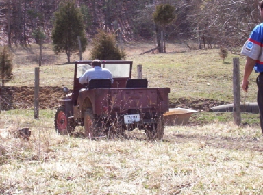 Picking up jeep in Va