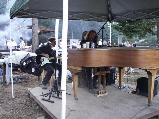 PIANO BROUGHT IN BY HELO