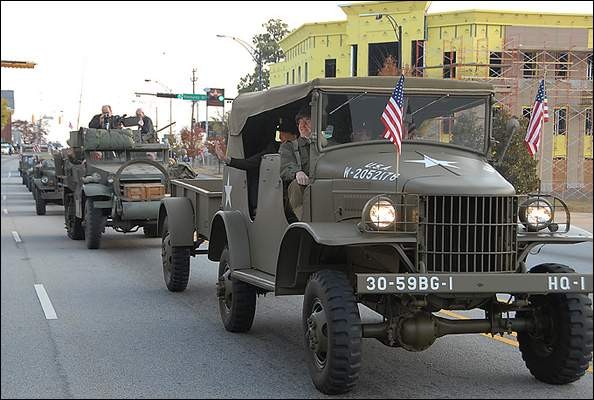 Spartanburg Veterans Day Parade with Ben Hur