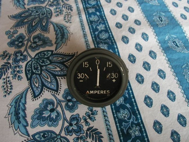 Stewart-Warner 0-30 AMP Gauge Face