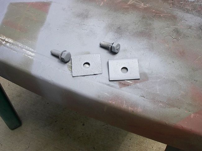 43 GPW Muffler hanger brackets