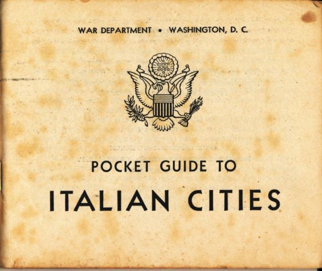 1944 Pocket Guide to Italian Cities