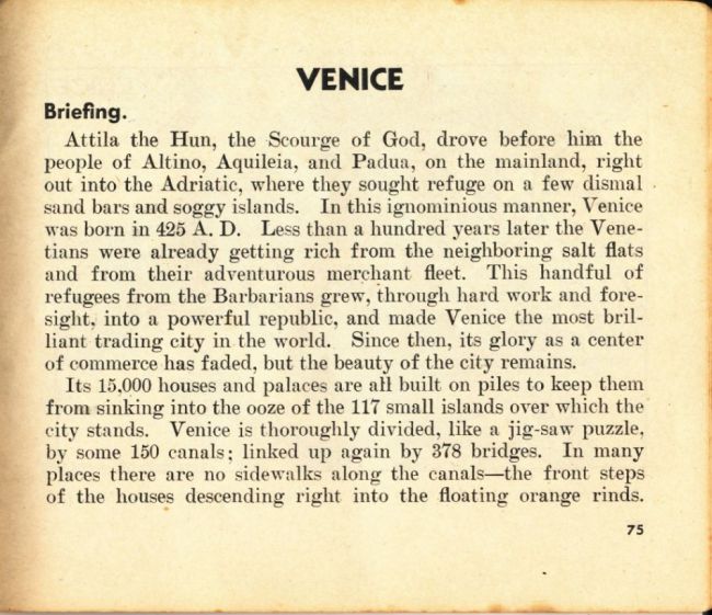 1944 Pocket Guide to Italian Cities