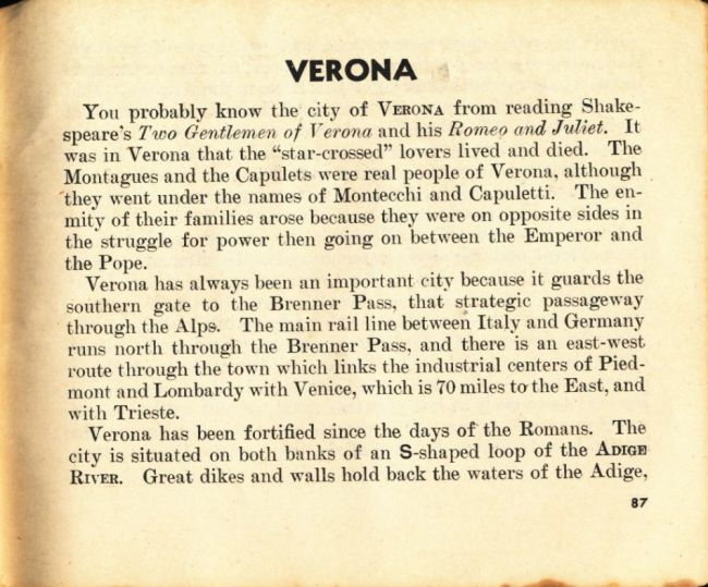 1944 Pocket Guide to Italian Cities