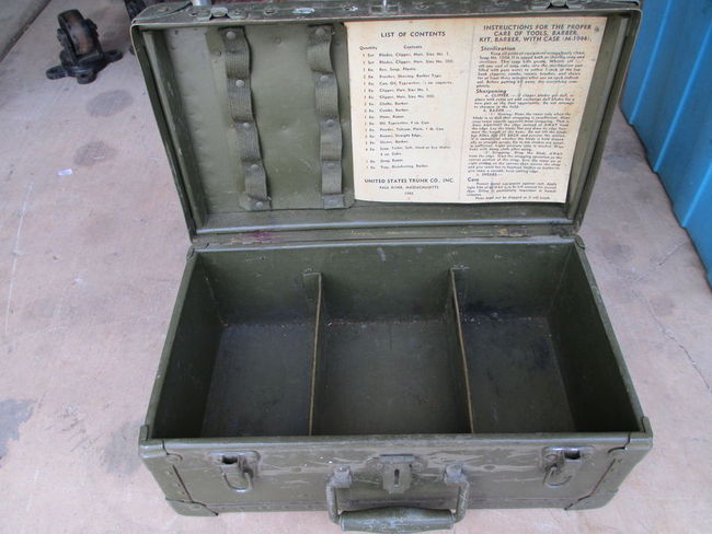 WW2 Barber Kit Chest