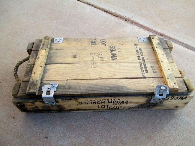 1952 3.5 inch HE Bazooka Round Crate