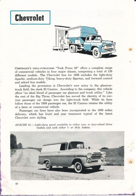 1959 Truck Facts Book