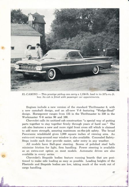 1959 Truck Facts Book