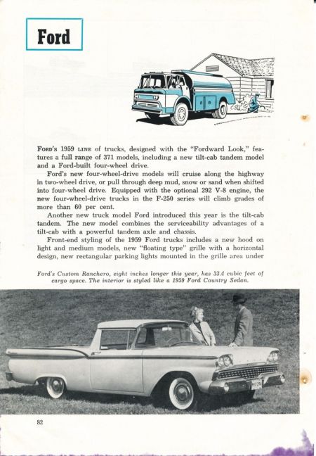 1959 Truck Facts Book