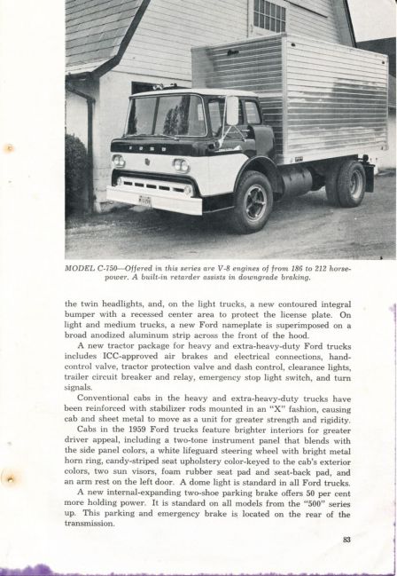 1959 Truck Facts Book