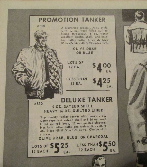 1959 Surplus Store Tankers Jacket