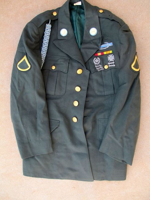 1969 Army PFC Infantry Class A Jacket