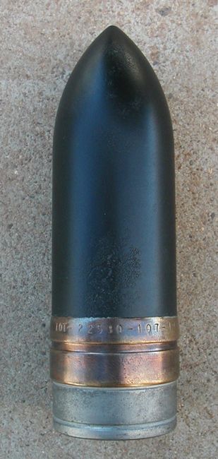 WW2 M74 37mm AP Projectile