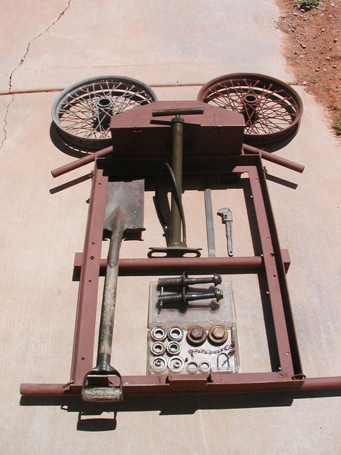 WW2 Chemical Mortar Handcart