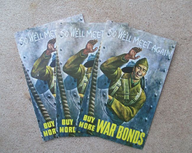 War Bond Postcards lot