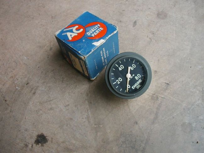 40s AC Oil Pressure Gauge NOS