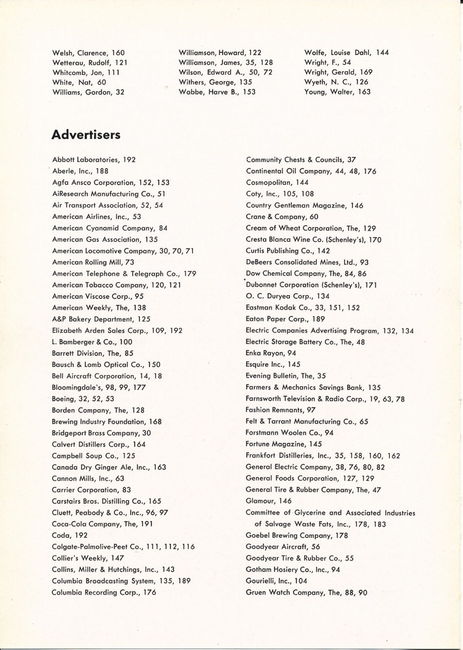 Art Directors 22nd Annual 1943