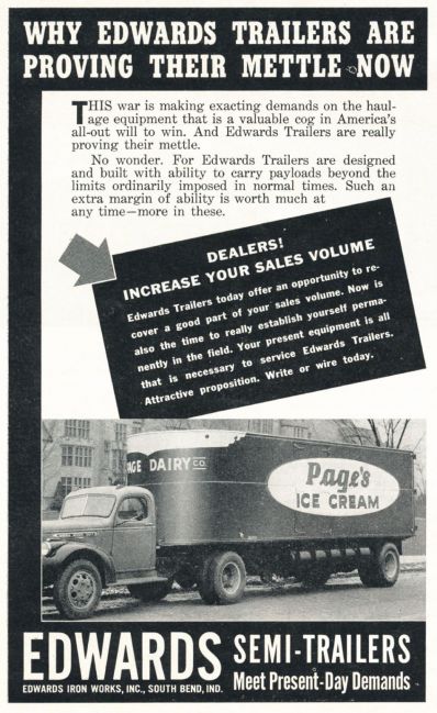 Edwards Semi-Trailer Advertisement