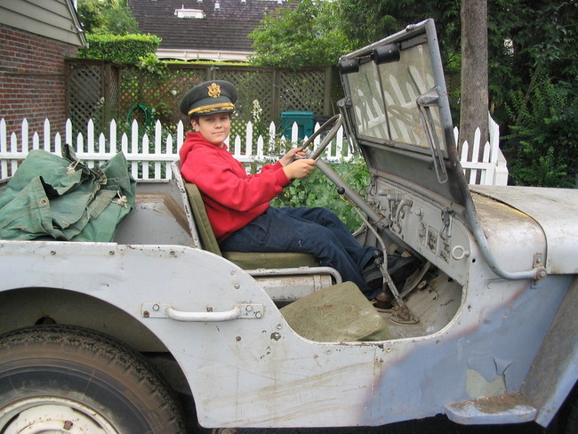 Brian in the cockpit