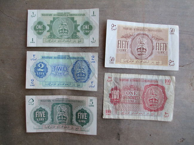 British North Africa Invasion Money