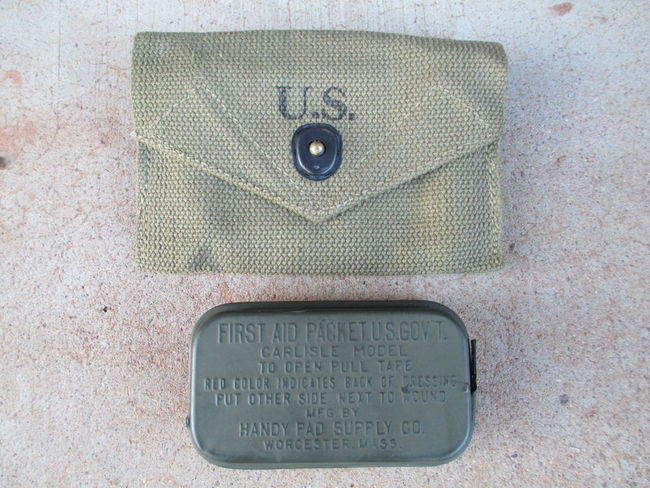 WW2 Carlisle Pouch &amp; NOS Bandage