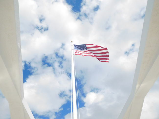 Flag Above the Arizona