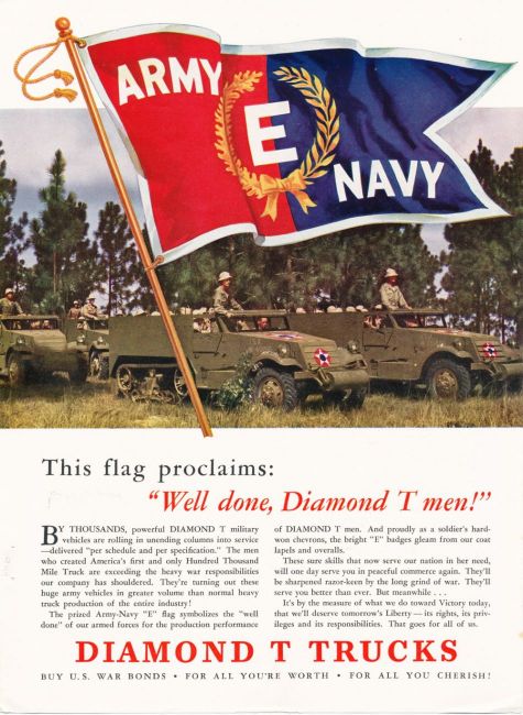 1944 Diamond T Advertisement