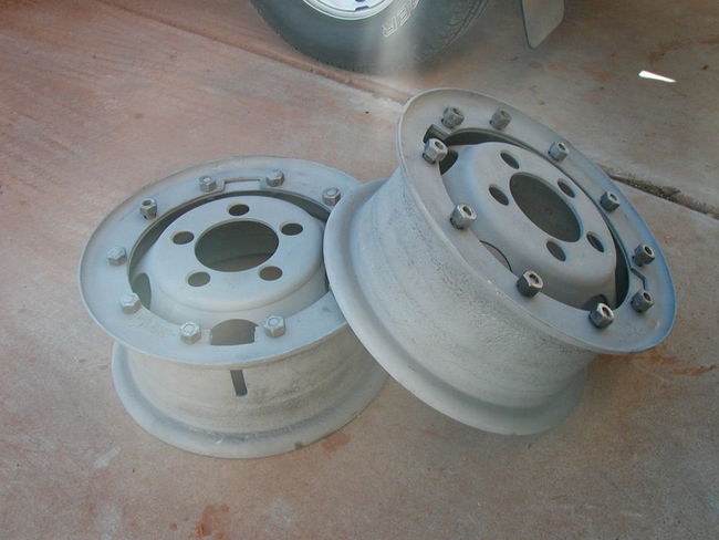 Pair of Dodge/IHC Combat Rims